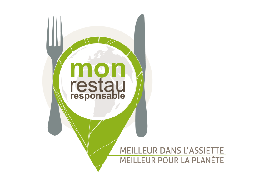 Logo vert mon restau responsable