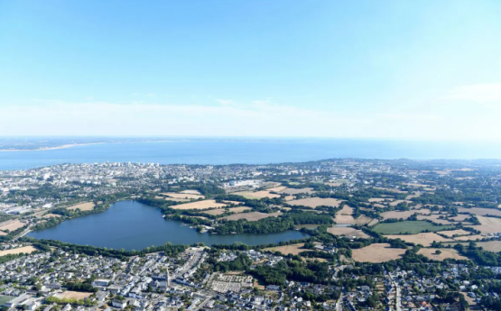 Photo en drone de saint-nazaire